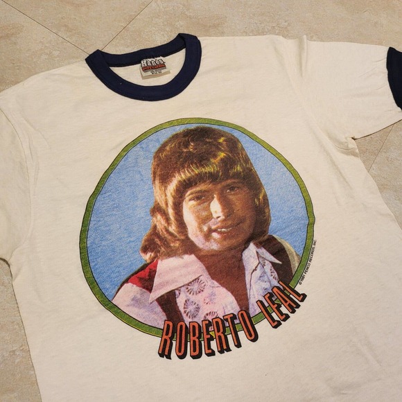 VTG 80s Roberto Leal 1981 Brazilian Latin Singer USA Made Band Music T Shirt - Picture 1 of 8